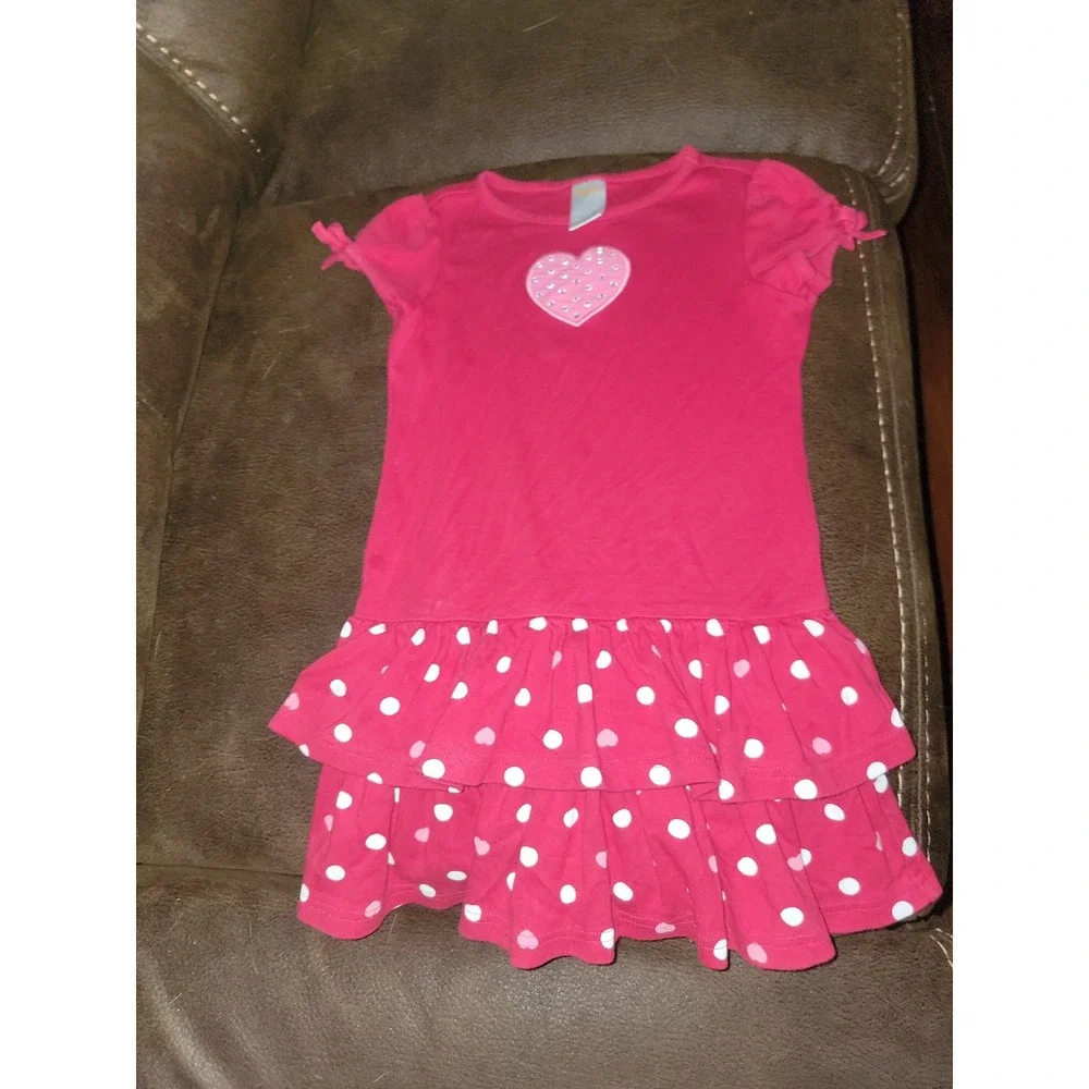 Gymboree valentine's day heart red dress‎ size 4